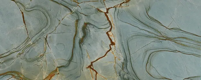 Blue roma — blue-green stone shot through with gold veins
